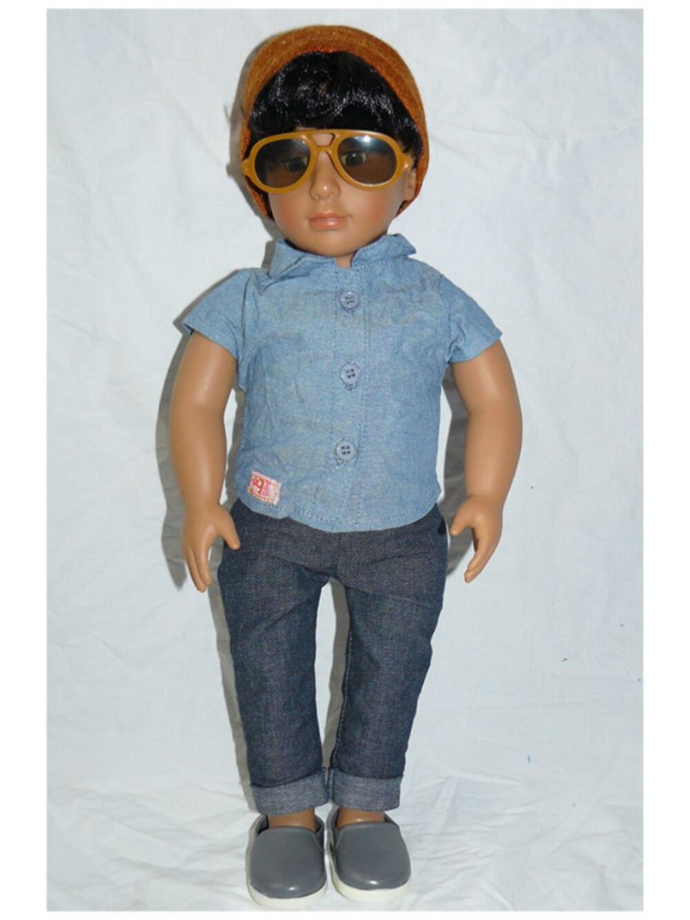 Our Generation- Franco 18 inch  Boy Regular Fashion Doll, Original Outfit, EUC